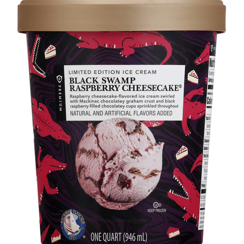 Publix Premium Ice Cream Black Swamp Raspberry Cheesecake Limited Edition 1 Qt Instacart