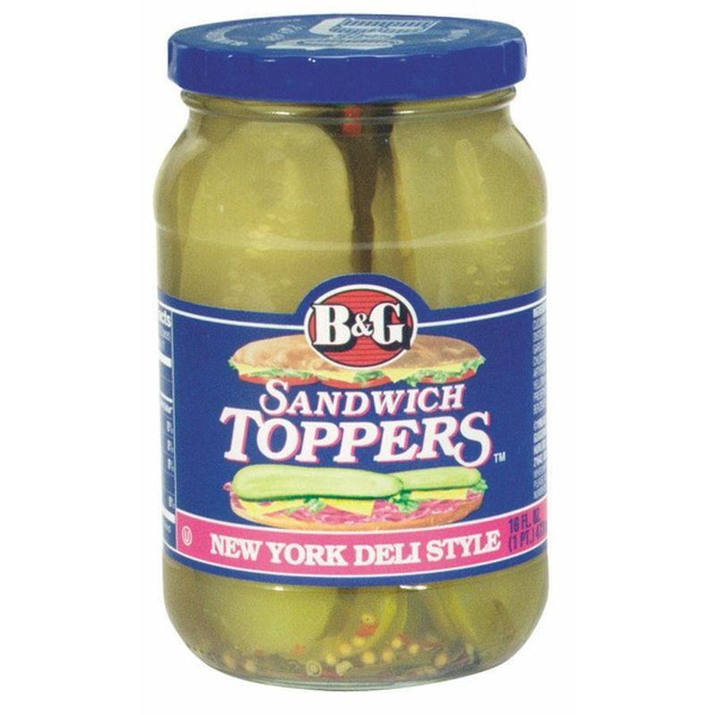 B&G Pickle Slices New York Deli Style Sandwich Toppers (16 oz) Instacart