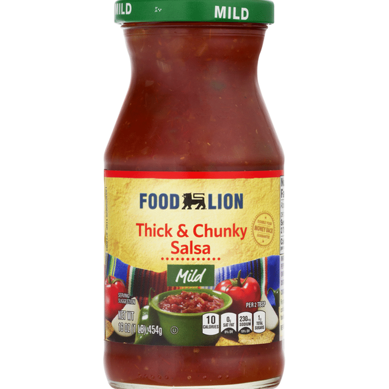 Food Lion Salsa, Thick & Chunky, Mild (16 oz) Instacart