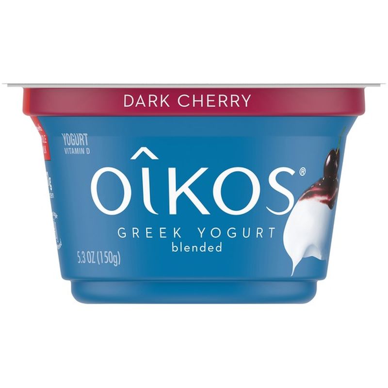 Oikos Greek Nonfat Yogurt Black Cherry (5.3 oz) from Food Lion - Instacart