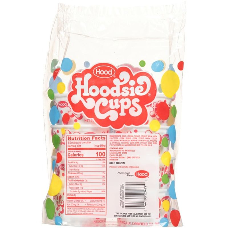 Hood Hoodsie Cups Vanilla And Chocolate Ice Cream (8 ct) - Instacart