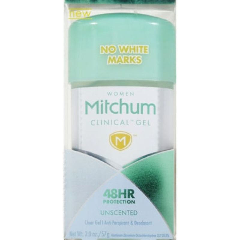 Mitchum Women's Unscented Clinical Gel Deodorant (2 oz) Instacart