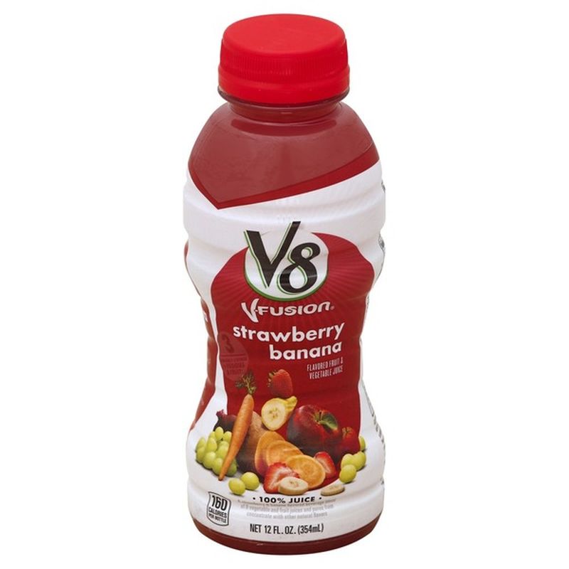 V8® Juice Blend, Strawberry Banana (12 fl oz) from Smith's - Instacart