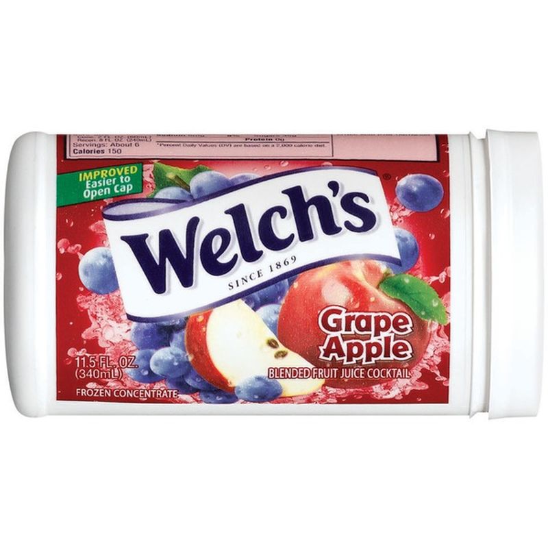 Welch's Frozen Grape Apple Juice Concentrate (11.5 fl oz) - Instacart