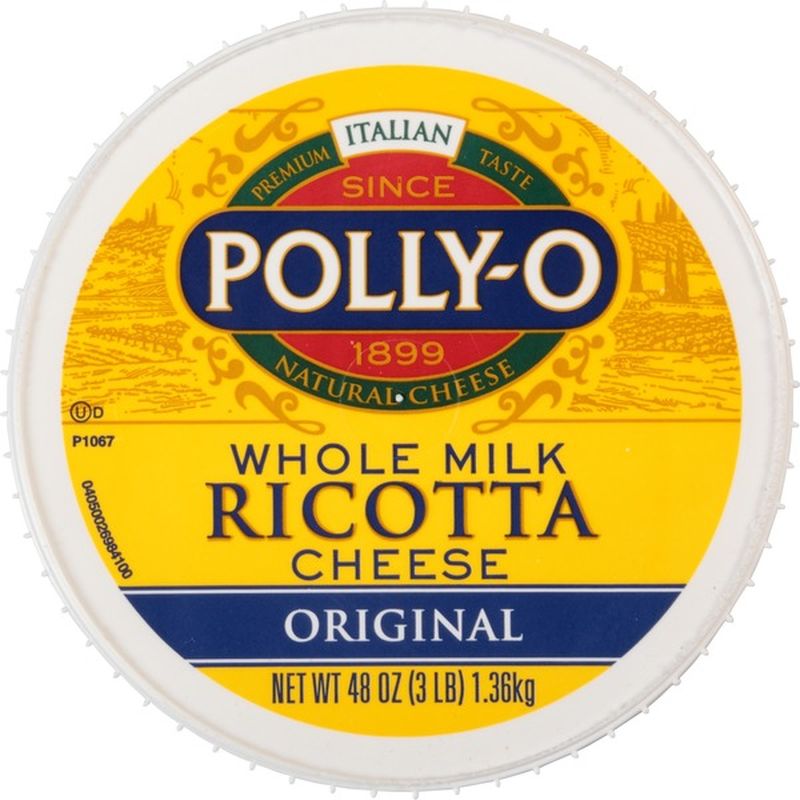 PollyO Whole Milk Ricotta Cheese (48 oz) Instacart