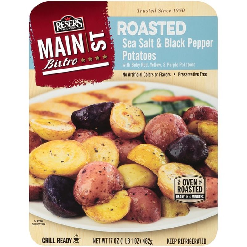 Reser's Fine Foods Potatoes, Sea Salt & Black Pepper, Roasted (17 oz