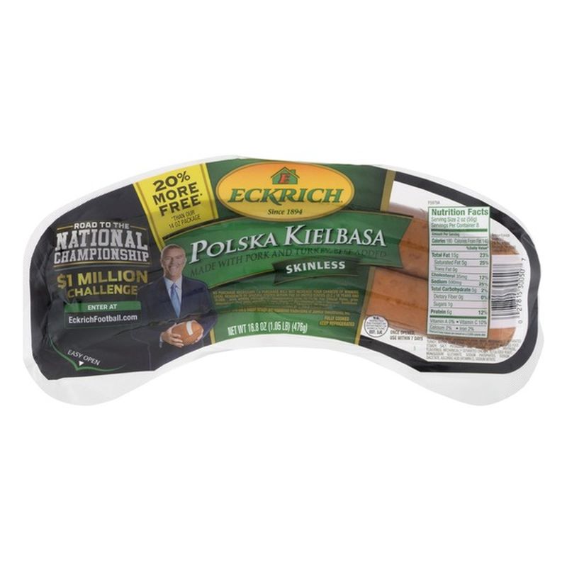 Eckrich Skinless Polska Kielbasa (14 oz) from Gordon Food Service