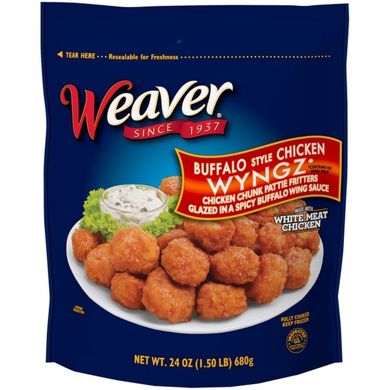 Weaver Chicken Wyngz, Buffalo Style (24 oz) - Instacart