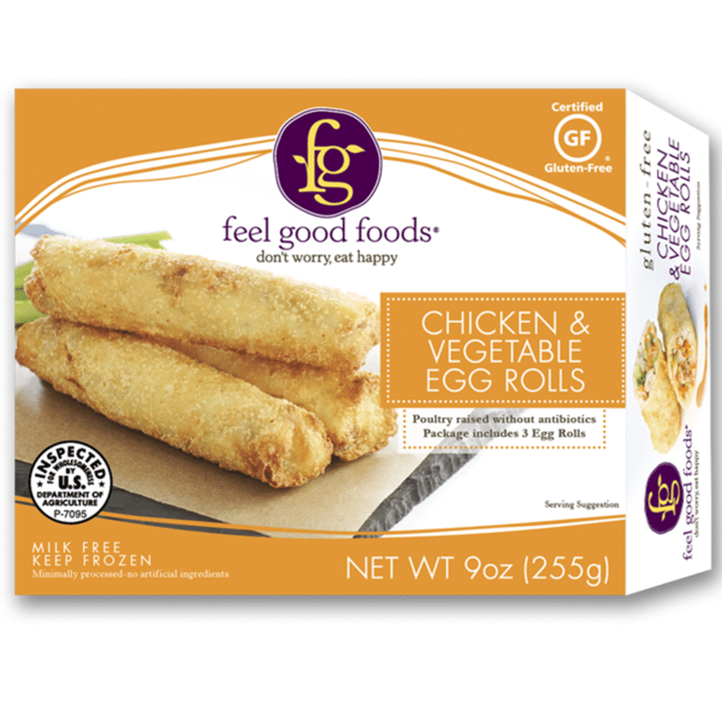 Feel Good Foods Egg Rolls, Chicken (9 oz) from Publix Instacart