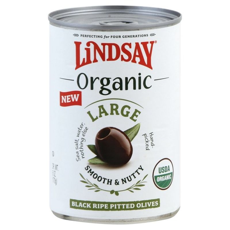 Lindsay Organic Large Black Ripe Pitted Olives (6 Oz) - Instacart