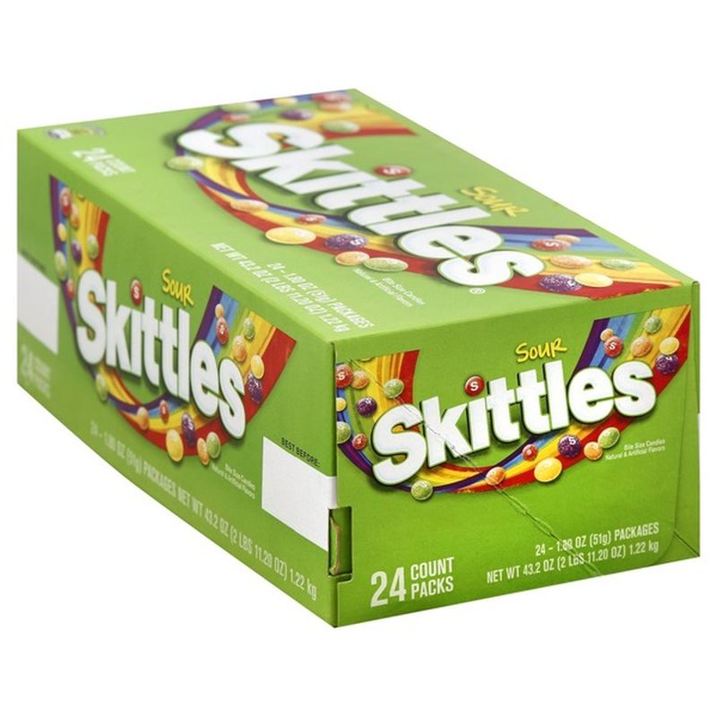 Skittles Sour Fruity Candy Singles (1.8 oz) - Instacart