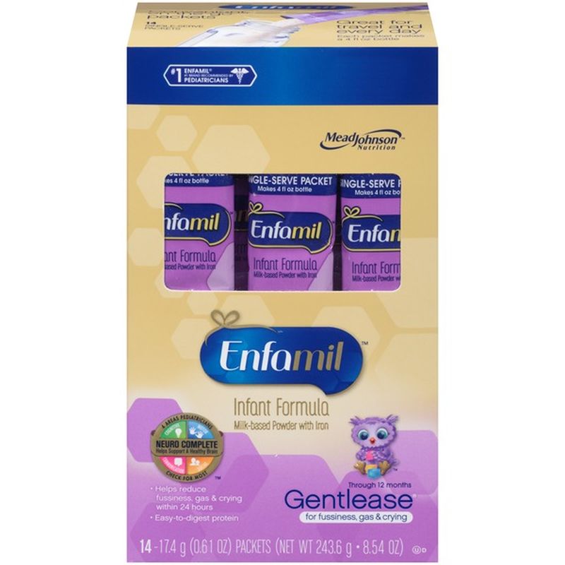 enfamil gentlease to go packets