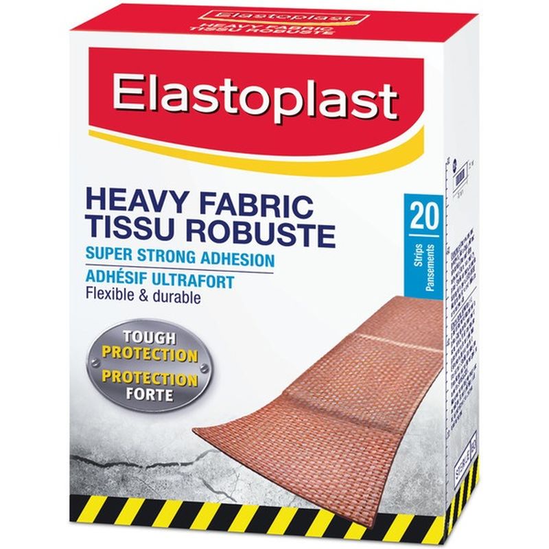 Elastoplast 849711 Heavy Fabrics Band Aid Strips (20 ct) - Instacart