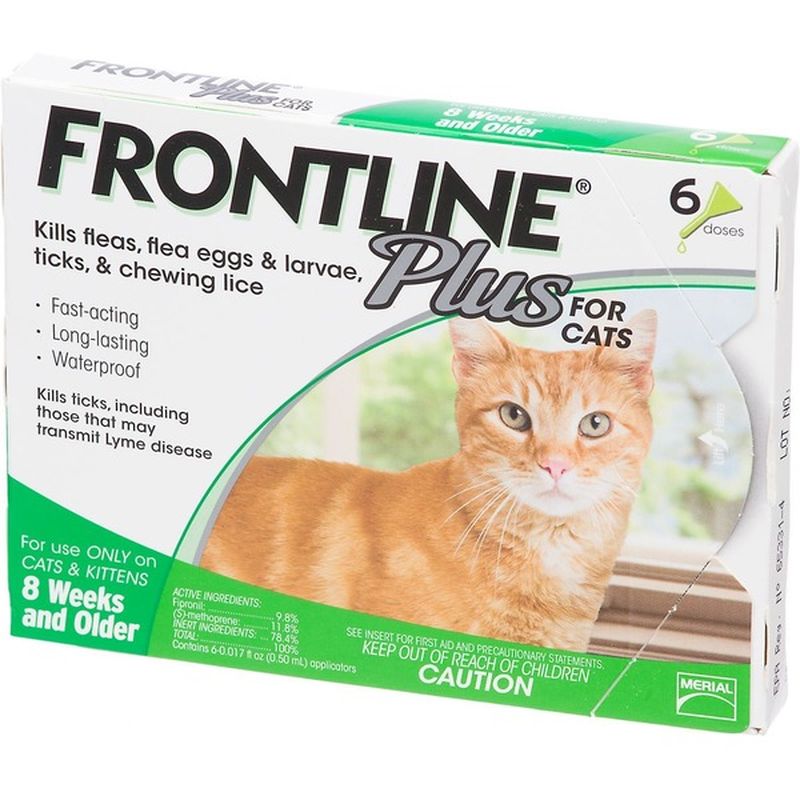 FRONTLINE Kills Fleas, Flea Eggs & Larvae, Ticks & Chewing Lice for