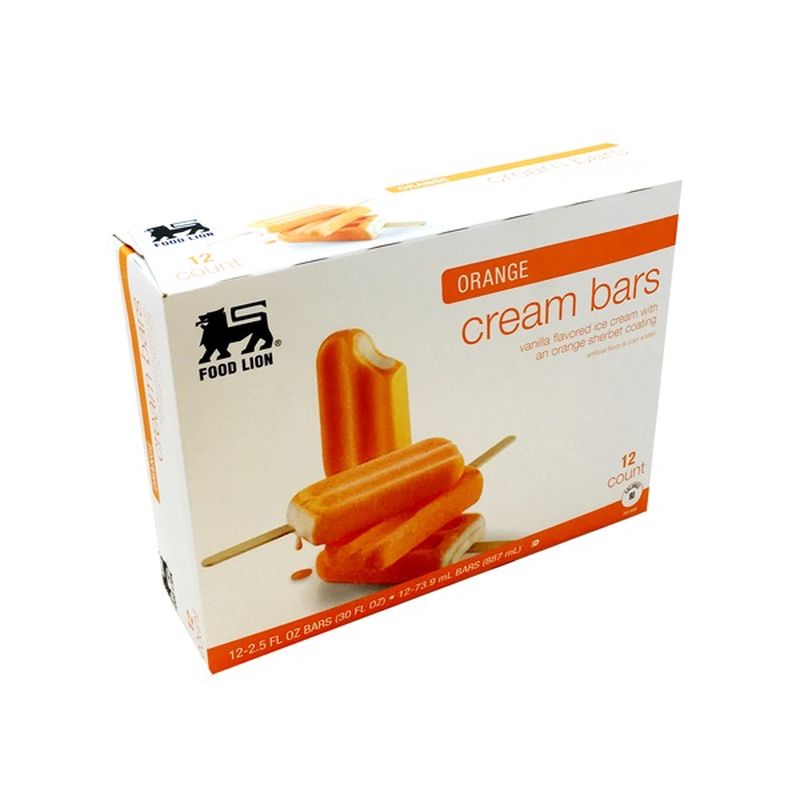 Food Lion Orange Cream Bars (2.5 fl oz) - Instacart