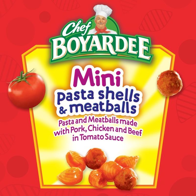 Chef Boyardee Mini Pasta Shells And Meatballs