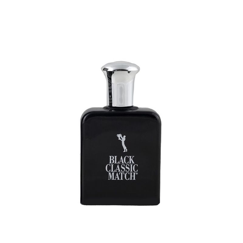 black classic match polo black