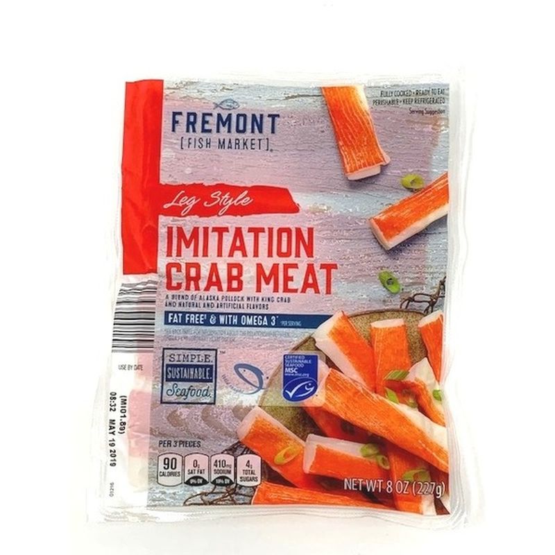 Fremont Fish Market Leg Style Imitation Crab Meat (8 oz) - Instacart