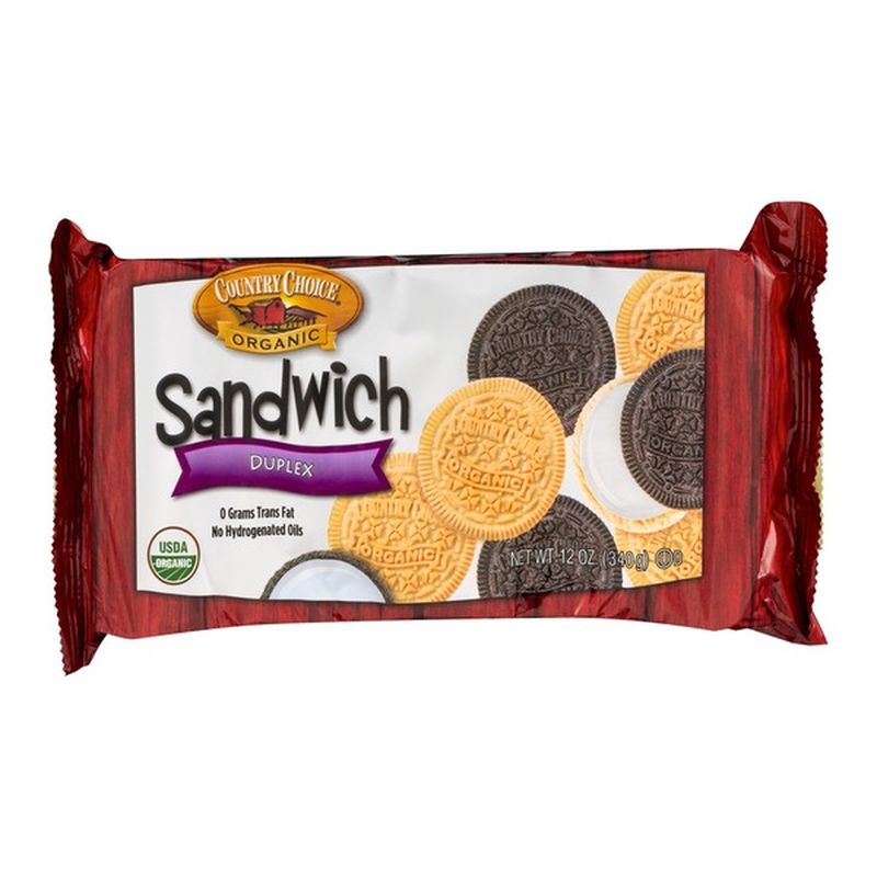 Country Choice Cookies, Sandwich, Duplex, Cremes (12 oz) Instacart