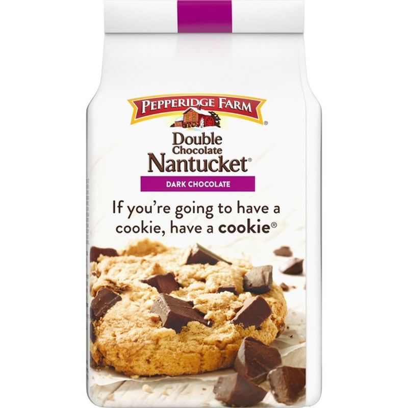 Pepperidge Farm® Nantucket® Crispy Double Dark Chocolate Chunk Cookies ...