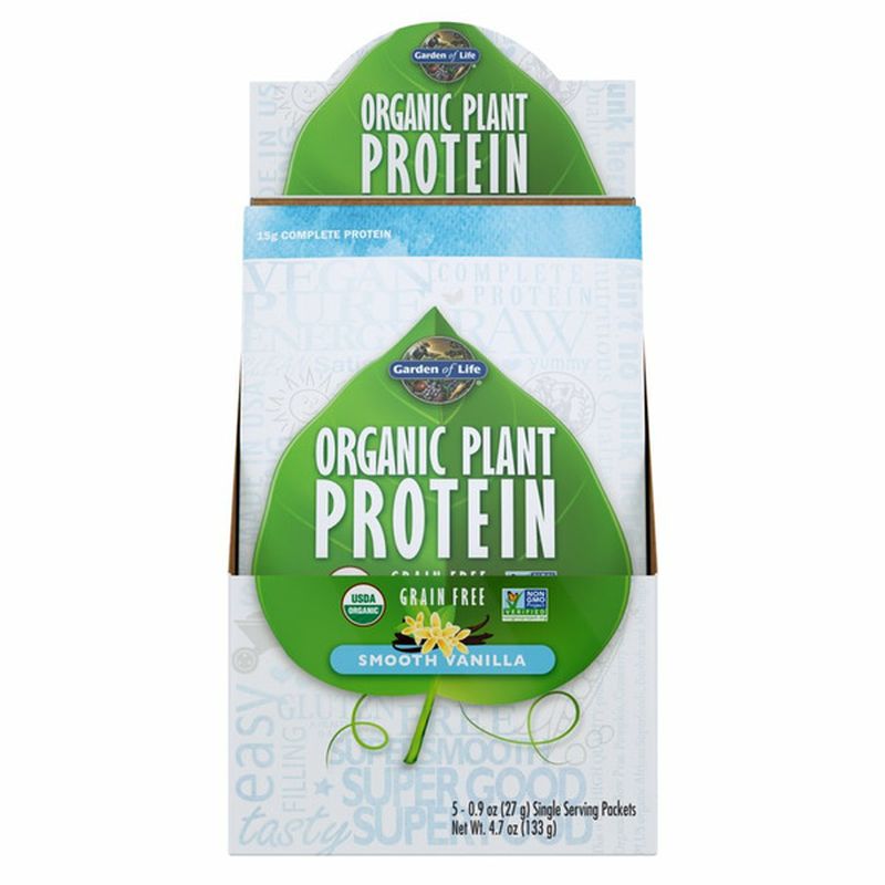 Garden of Life Organic Plant Protein Vanilla Box