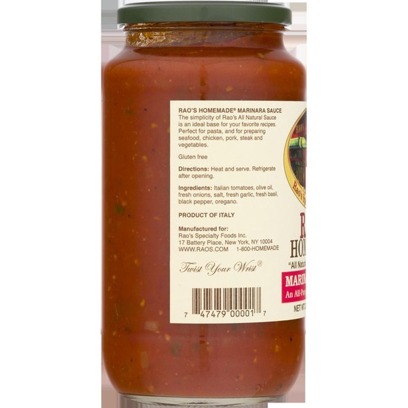 Rao's Homemade Marinara Sauce (32 oz) from Giant Food Instacart