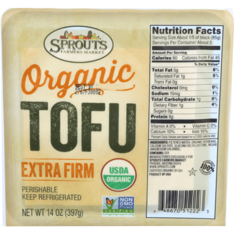 Sprouts Organic Extra Firm Tofu (14 oz) Instacart