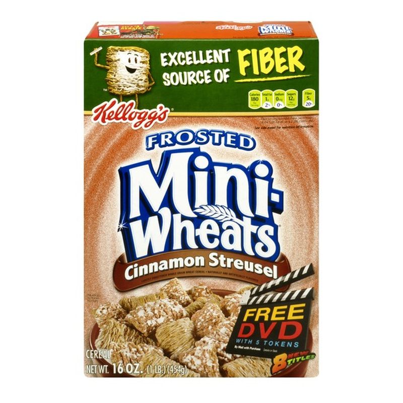 Mini-wheats Kellogg's Frosted Mini-Wheats Cinnamon Streusel Cereal (16 ...