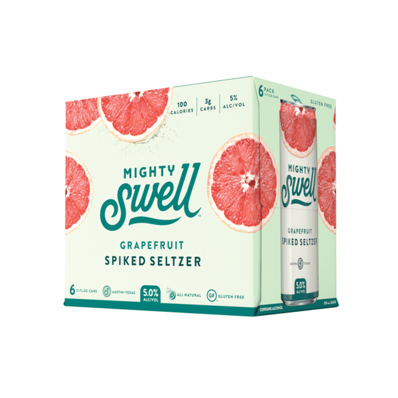 Mighty Swell Spiked Seltzer Grapefruit 12 Fl Oz Delivery Or Pickup Near Me Instacart