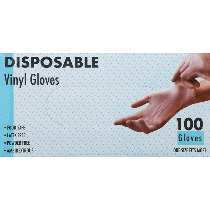 Publix Vinyl Gloves, Disposable (100 each) Instacart