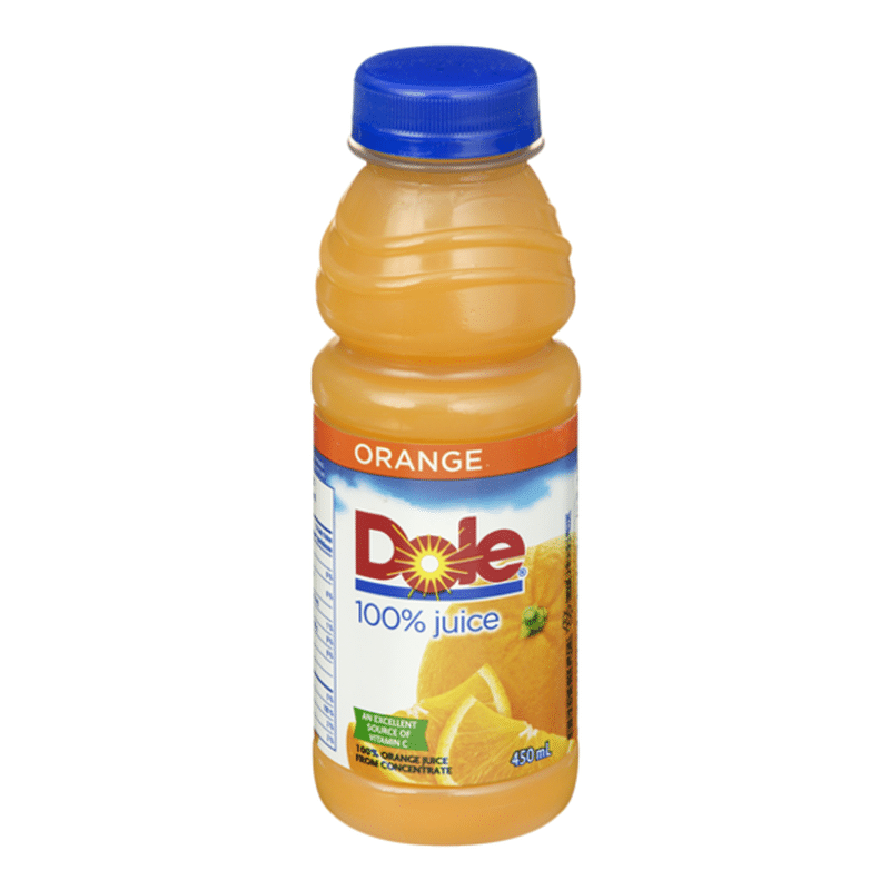 Dole 100 Orange Juice (450 ml) Instacart