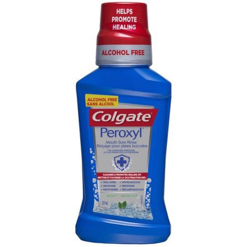 Colgate Peroxyl Mouth Sore Rinse Original Mint (8 fl oz) Instacart