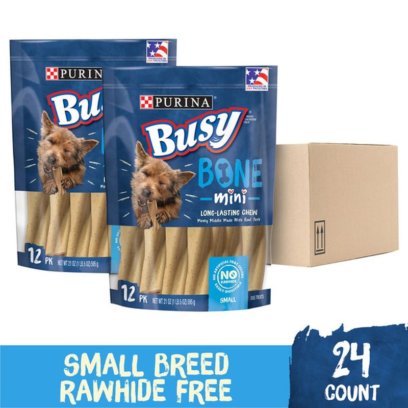 Purina Busy Made in USA Facilities Small Breed Dog Bones, Mini (21 oz) Instacart