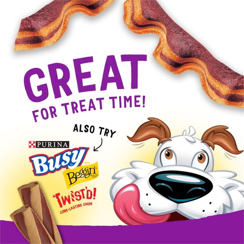Purina Beggin' Strips Real Meat Dog Training Treats, Bacon & Cheese