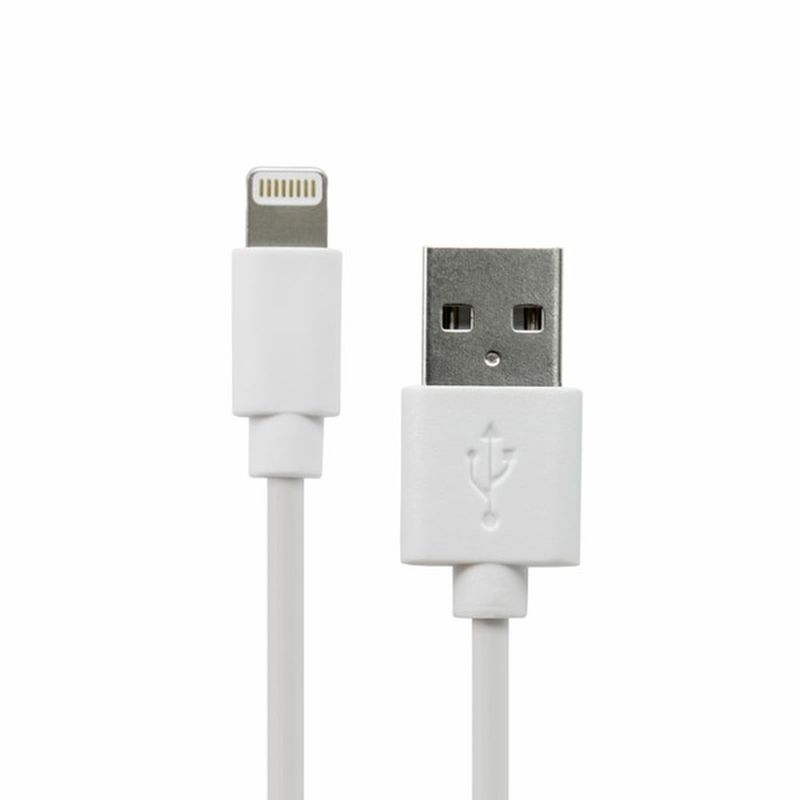 Z-Gear 4' White iPhone 5 Lightning to USB Sync & Charge Cable