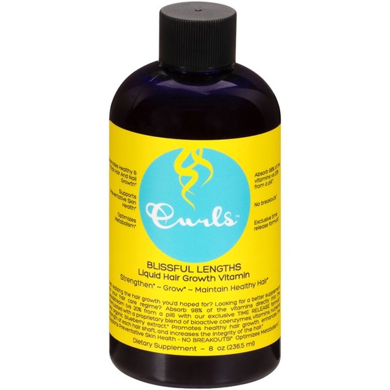 Curls Blissful Lengths Blueberry Liquid Hair Growth Vitamin Dietary