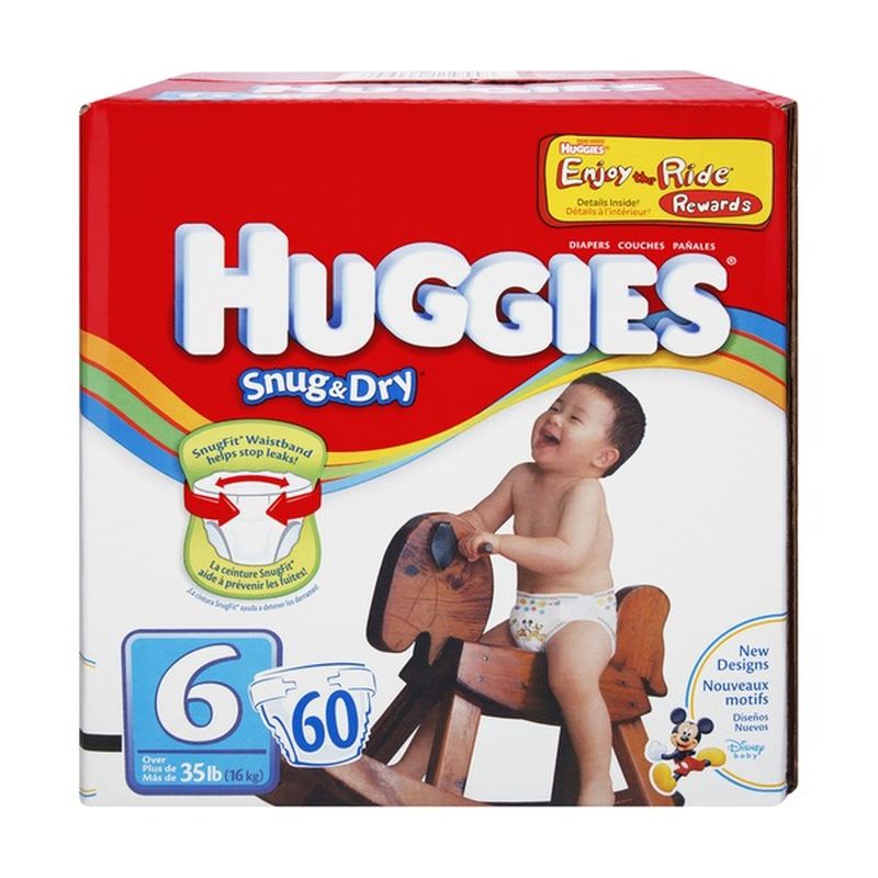 huggies pampers size 6