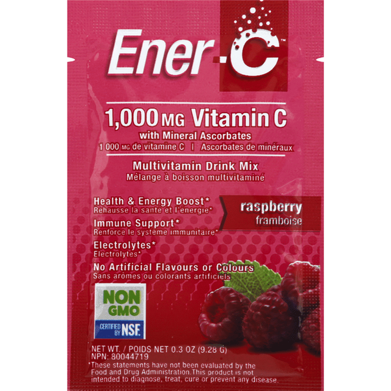 EnerC Multivitamin Drink Mix, Raspberry (30 each) Instacart