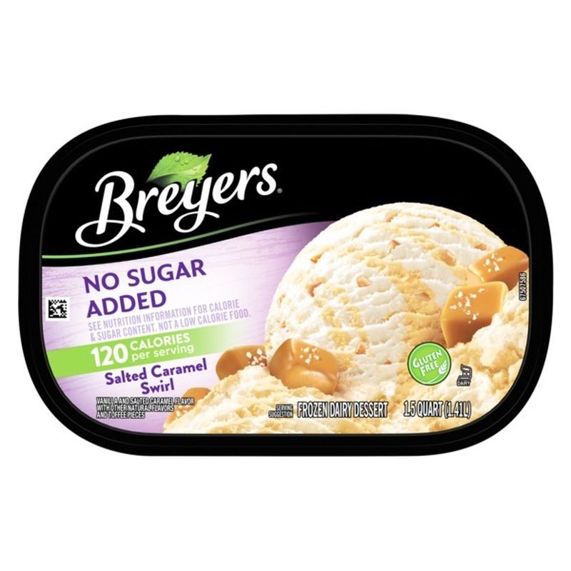 Breyers Frozen Dairy Dessert Salted Caramel Swirl 48 Oz Instacart