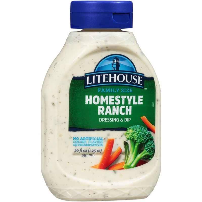 Litehouse Homestyle Ranch Dressing & Dip (20 oz) Instacart