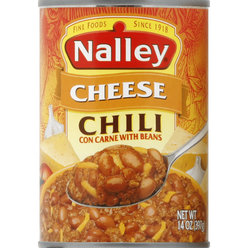 Nalley Cheese Chili con Carne with Beans (14 oz) Instacart