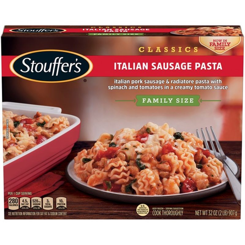 Stouffer's Family Size Italian Sausage Pasta Frozen Meal (32 oz