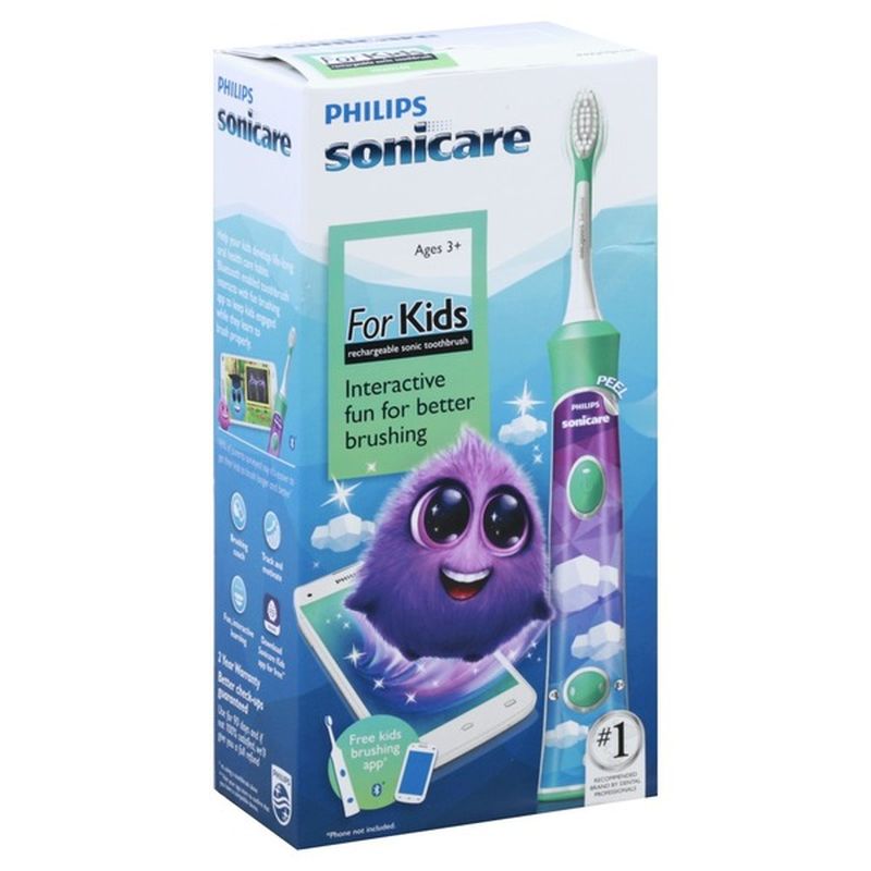 philips sonicare sonic electric rechargeable toothbrush for kids