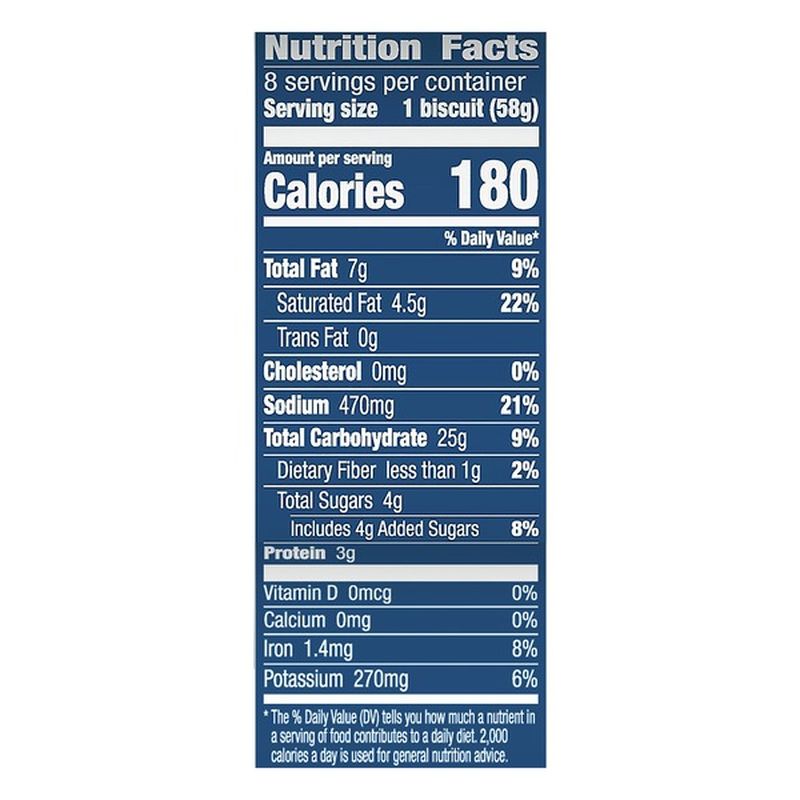 Maple Street Biscuit Company Nutrition Facts Minekeen