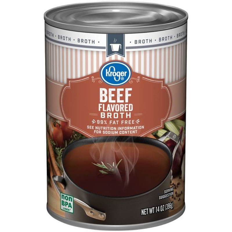 Kroger Beef Broth (14 oz) from Kroger Instacart