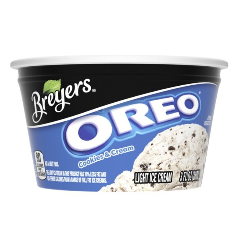Breyers Light Ice Cream Oreo (3 oz) Instacart