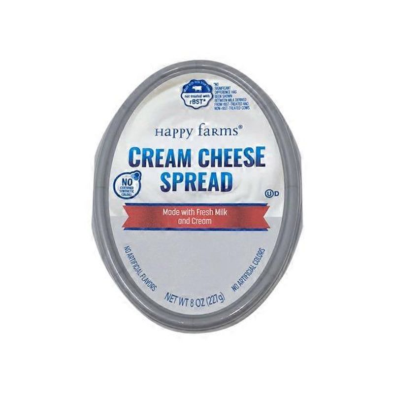 Happy Farms Plain Soft Spread Cream Cheese (8 oz) - Instacart