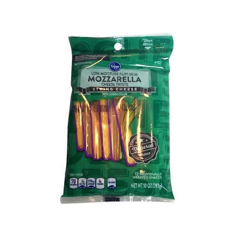 Kroger Mozzarella Twists String Cheese (12 ct) Instacart