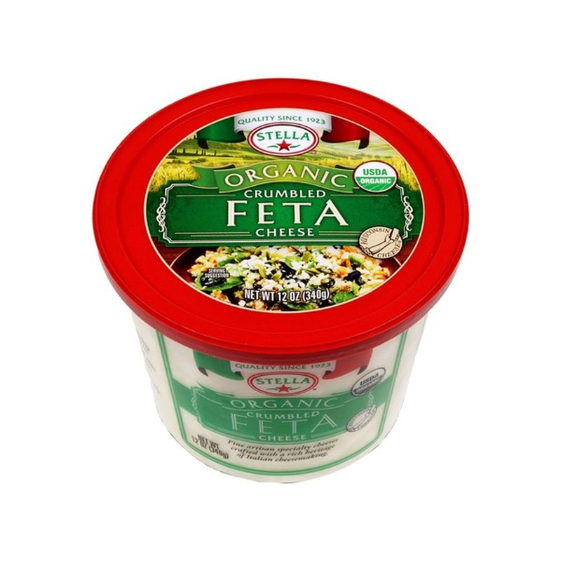 Stella Organic Crumbled Feta Cheese 12 Oz Delivery Or Pickup Near Me Instacart