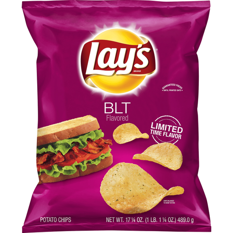 Lay's BLT Flavored Potato Chips (17.25 oz) Delivery or Pickup Near Me